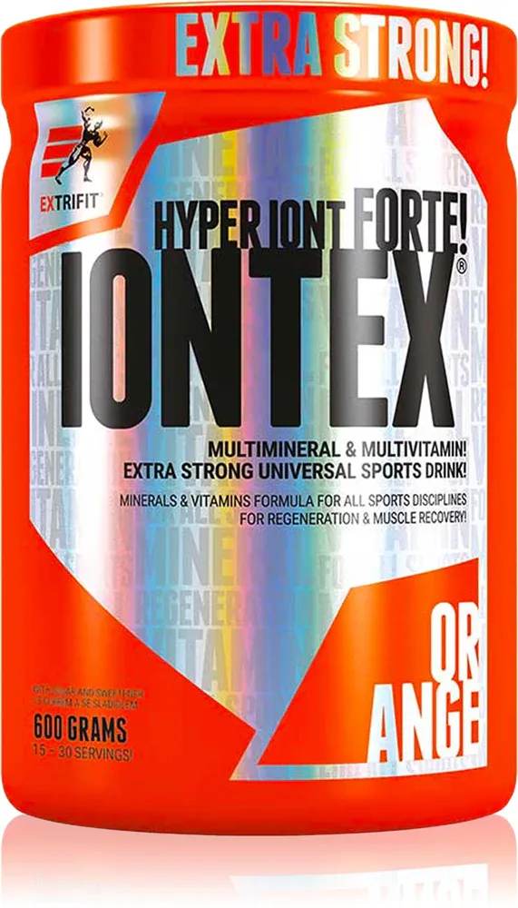Изотонический напиток Extrifit Iontex Forte в порошке, с витаминами и минералами, 600 г