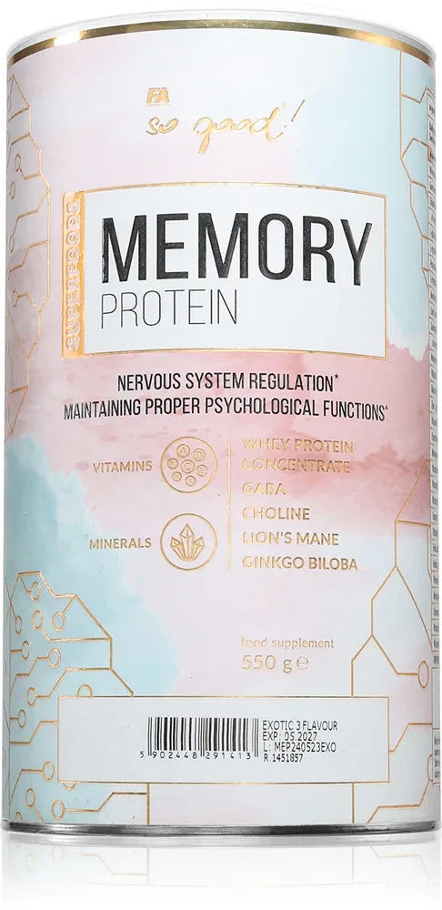 Сывороточный протеин Fitness authority so good! Memory Protein со вкусом тропических фруктов, 550 г