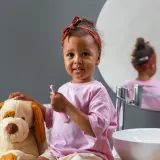Электрическая зубная щётка детская FOREO ISSA 4 Baby звуковая, с силиконовыми щетинками, 1 шт — фото 5