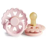 Соска-пустышка FRIGG Fairytale Size 1:0-6 months из каучука, симметричной формы, 2 шт The Snow Queen/The Princess and the Pea — фото 1