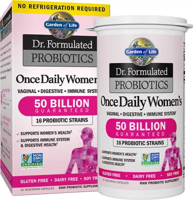 Пробиотики для женщин Garden of Life Dr. Formulated Probiotics Once Daily Women's одна капсула в день, 30 шт