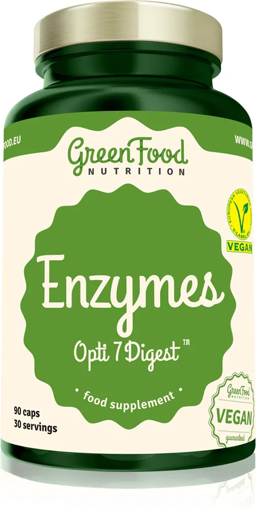 Добавка пищевая GreenFood Nutrition Enzymes Opti7 Digest с ферментами, в капсулах, 110 г