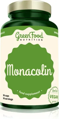 Монаколин GreenFood Nutrition Monacolin с экстрактом красного ферментированного риса, с витаминами B5 и B1, 88 г