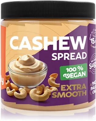 Паста из орехов кешью Grizly Cashew butter smooth кремовой консистенции, 500 г