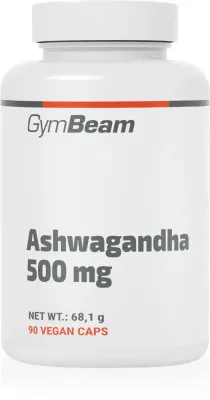 Ашваганда в капсулах GymBeam Ashwagandha 500 mg экстракт корня, при стрессе