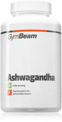 Ашваганда в капсулах GymBeam Ashwagandha 500 mg экстракт корня, при стрессе, 160 г