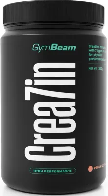 Креатин в порошке GymBeam Creatine Crea7in комплекс из 7 форм креатина, с L-цитруллином, 300 г smak Peach Ice Tea