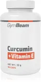 Куркумин GymBeam Curcumin + Vitamin E, в капсулах, с экстрактом чёрного перца, 32 г — фото 1