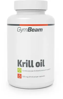 Масло криля GymBeam Krill Oil в капсулах, с EPA, DHA и астаксантином, 78 г