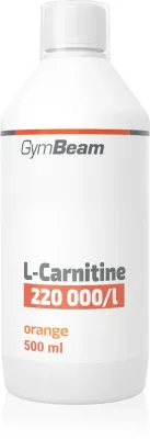 Л-карнитин GymBeam L-Carnitine 220 000 mg/l жидкий концентрат, апельсин, smak Orange 500 мл