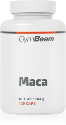 Мака перуанская в капсулах GymBeam Maca адаптоген, при стрессе и нагрузках, 104 г