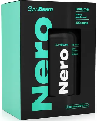Капсулы для контроля веса GymBeam Nero Fat Burner с L-карнитином, кофеином и экстрактами чая, 120 капсул