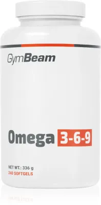 Жирные кислоты GymBeam Omega 3-6-9 в капсулах, с рыбьим, льняным и подсолнечным маслом, 336 г