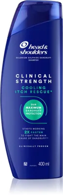 Head & Shoulders Cooling Itch Rescue - Шампунь против перхоти Head Shoulders Cooling Itch Rescue с ментолом, для зудящей кожи головы, 400 мл, 400 мл