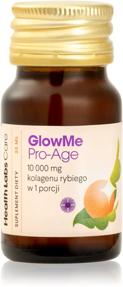 Добавка к пище Health Labs Care GlowMe Pro-Age для кожи, жидкая форма, 15 × 30 мл