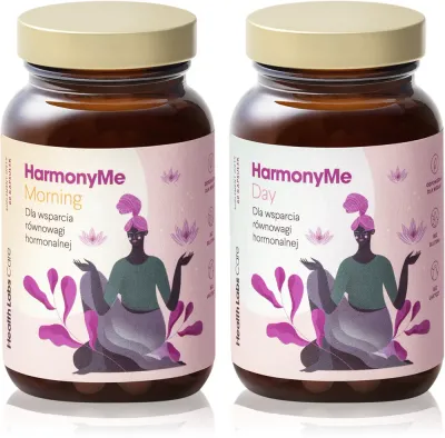 Набор добавок к пище Health Labs Care HarmonyMe для гормонального баланса, в капсулах, 2 × 60 шт