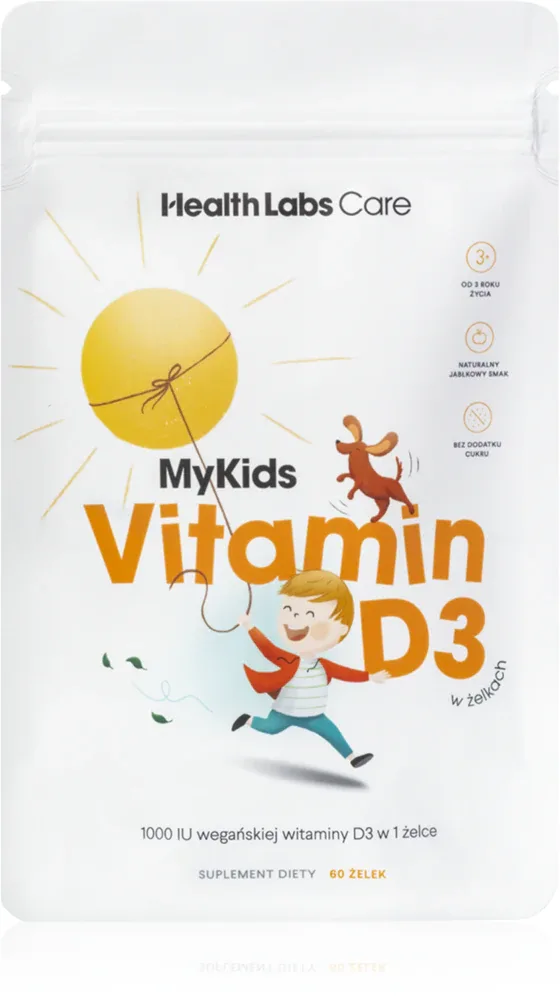 Добавка к пище Health Labs Care MyKids Vitamin D3 для детей, жевательная форма, 60 шт dla dzieci