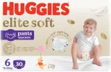 Трусики-подгузники Huggies Extra Care Pants Size 6 одноразовые, дышащие, высокая впитываемость, 30 шт 15-25 кг — фото 1