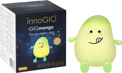 Ночник детский innoGIO GIOmango силиконовый, с пультом и сенсорным управлением, 1 шт
