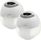 Молокоотсос электрический двойной innoGIO GIOmum Line Discreet Light Double беспроводной, с подсветкой, 1 шт — фото 3