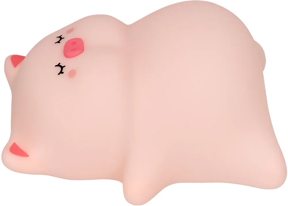 Ночник-проектор детский innoGIO GIOsleepy PIGGY силиконовый, со световой проекцией, 1 шт