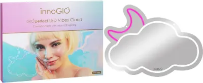 Зеркало косметическое innoGIO Vibes Cloud GIO-759C для макияжа, 1 шт 41cm x 28cm x 1cm