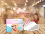 Зеркало косметическое innoGIO Vibes Cloud GIO-759C для макияжа, 1 шт 41cm x 28cm x 1cm — фото 2