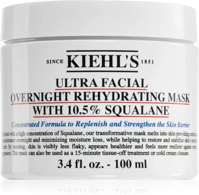 Kiehl's Ultra Facial Overnight Rehydrating Mask - Маска для лица Ultra Facial Overnight Rehydrating ночная, увлажняющая, 100 мл, 100 мл
