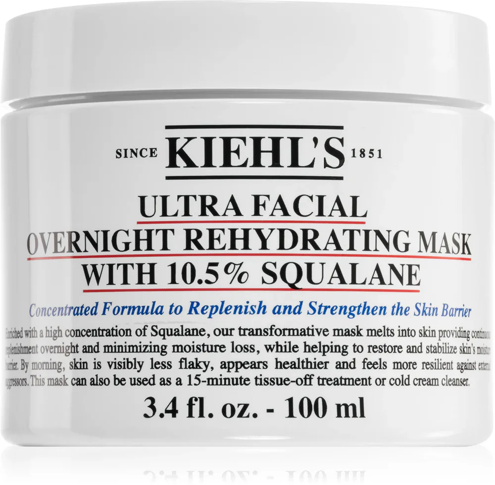 Kiehl's Ultra Facial Overnight Rehydrating Mask - Маска для лица Ultra Facial Overnight Rehydrating ночная, увлажняющая, 100 мл, 100 мл
