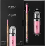Набор для губ подарочный KIKO Milano Lip Combo, блеск и карандаш для губ, розовый, оттенок 02 — фото 1