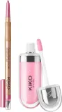 Набор для губ подарочный KIKO Milano Lip Combo, блеск и карандаш для губ, розовый, оттенок 02 — фото 2