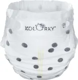 Подгузники детские Kolorky Deluxe Velvet Dots эко, с индикатором влаги, 19 шт — фото 2