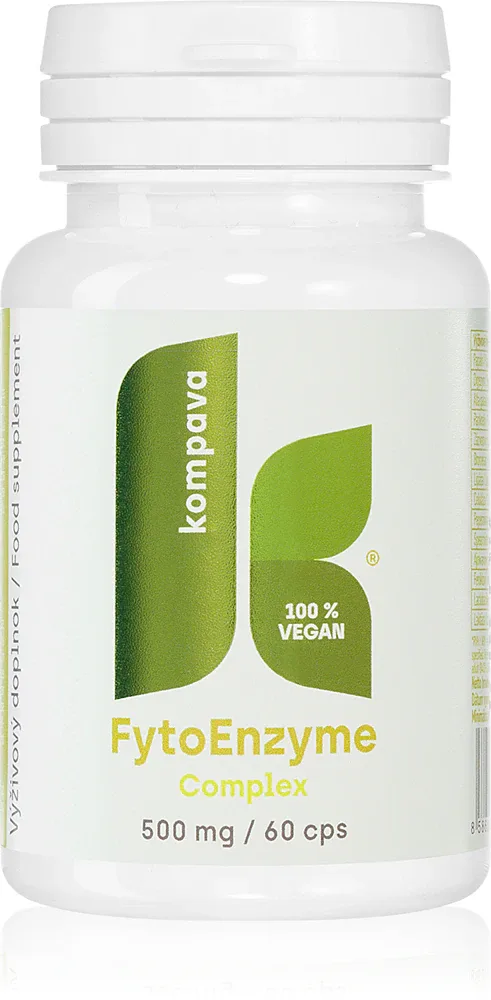Биологически активная добавка Kompava FYTO Enzyme Complex ферменты для пищеварения, 60 капсул