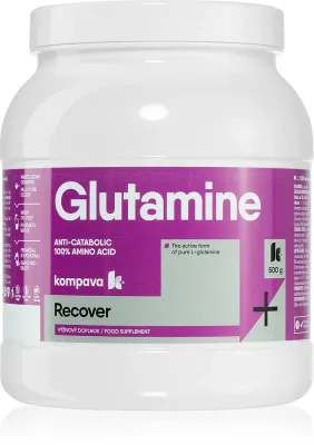 Биологически активная добавка Kompava Glutamine L-глютамин, 500 г