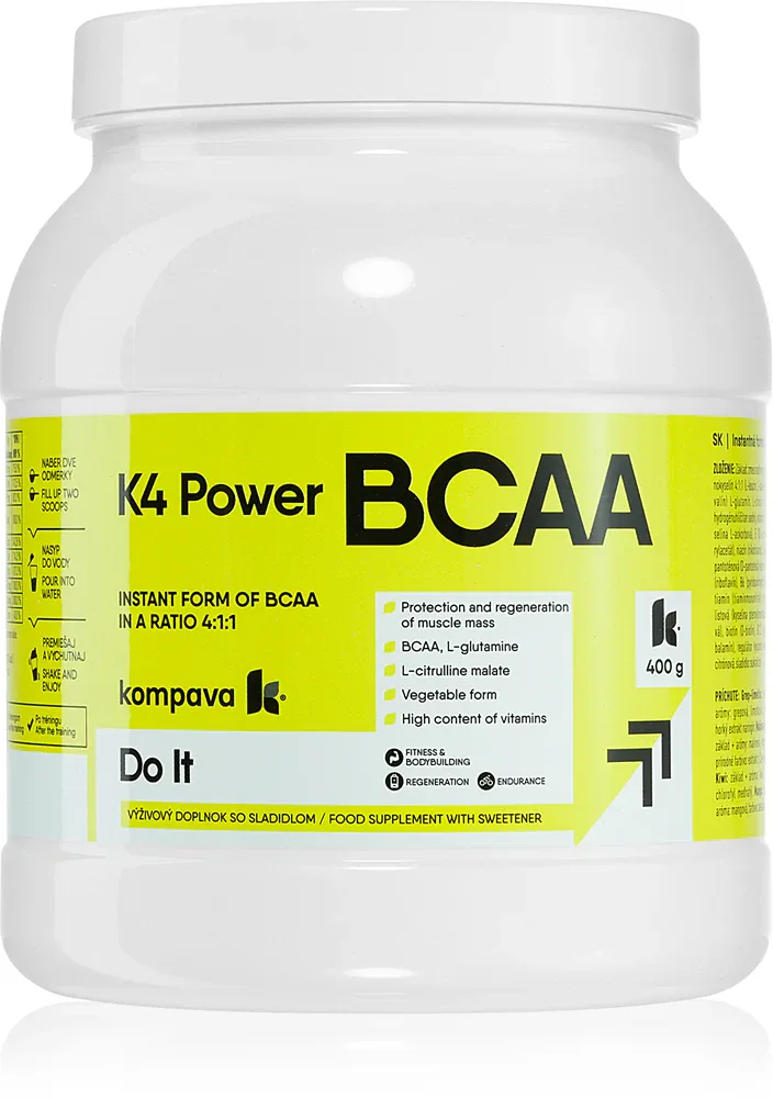 Биологически активная добавка Kompava K4 POWER BCAA 4:1:1 порошок, 400 г