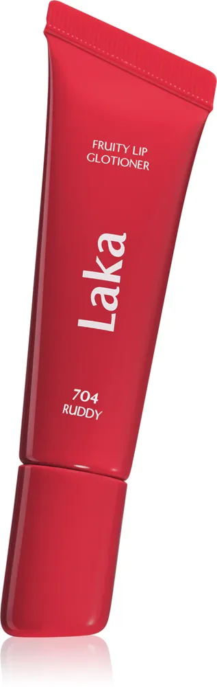 Блеск для губ Laka Fruity Lip Glotioner увлажняющий, с высоким блеском, 10 мл, оттенок 704 Ruddy