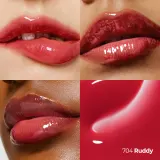 Блеск для губ Laka Fruity Lip Glotioner увлажняющий, с высоким блеском, 10 мл, оттенок 704 Ruddy — фото 2