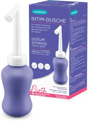 Бутылочка для интимной гигиены Lansinoh Birth Post-Birth Wash Bottle со складной головкой, 360 мл