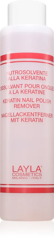 Жидкость для снятия лака Layla Cosmetics Nutrosolvente с кератином, 500 мл