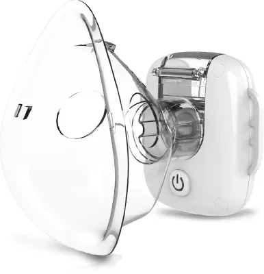 Ингалятор Lionelo Care Nebi Air Mask паровой, с маской и мундштуком, 1 шт