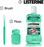 Ополаскиватель для полости рта Listerine Clean Fresh, 500 мл — фото 7