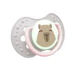 Пустышка LOVI CAPICHILL 0-6m силиконовая, симметричной формы, со светящимся кольцом, 2 шт Girl — фото 7