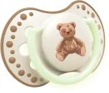 Пустышка LOVI Teddy Love силиконовая, симметричной формы, со светящимся кольцом, 2 шт — фото 8