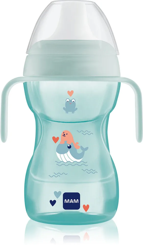 Чашка детская MAM Fun to Drink Cup тренировочная, лёгкая, 270 мл