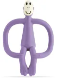 Прорезыватель Matchstick Monkey Teething Toy and Gel Applicator с щёточкой, из силикона, 1 шт — фото 1