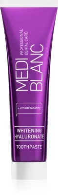 Зубная паста MEDIBLANC Hyaluronic Acid отбеливающая, с гиалуроновой кислотой и гидроксиапатитом