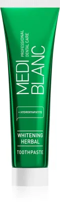 Зубная паста MEDIBLANC Whitening Herbal травяная отбеливающая, с ромашкой и шалфеем