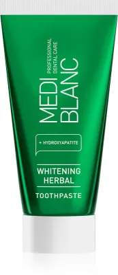 Зубная паста MEDIBLANC Whitening Herbal травяная отбеливающая, с ромашкой и шалфеем, 50 мл