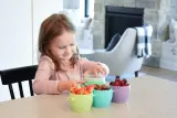 Melii Snap&Go - Ланч-бокс набор Snap Go, силиконовый, 4× 177 мл, 4 мл — фото 4