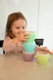 Melii Snap&Go - Ланч-бокс набор Snap Go, силиконовый, 4× 177 мл, 4 мл — фото 5